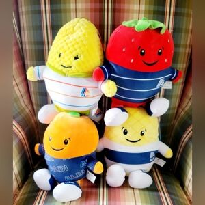 ALDI Crew PLUSH Produce Stuffies NWT